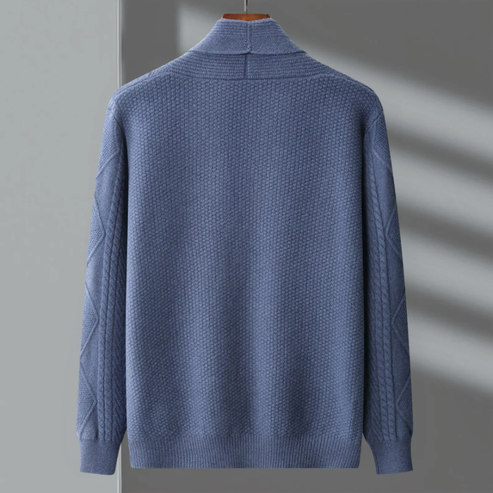 Cardigan in Lana Merino Savoca
