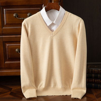 Maglione Chic con Scollatura a V