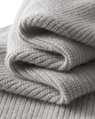 Cardigan con Zip in Merino Wool Quattro Stagioni