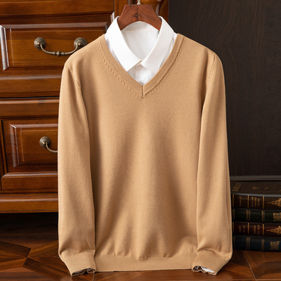 Maglione Chic con Scollatura a V