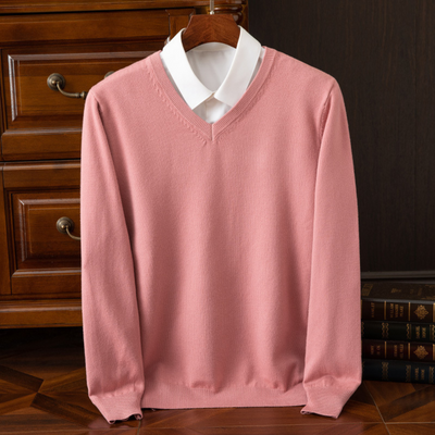 Maglione Chic con Scollatura a V