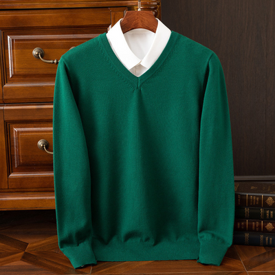 Maglione Chic con Scollatura a V