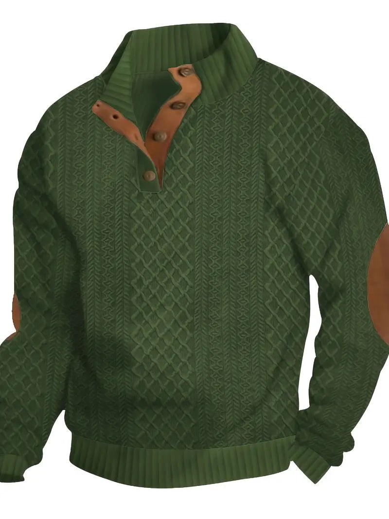Maglione Elegante con Bottoni