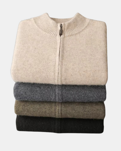 Cardigan in Lana Merino Apollo