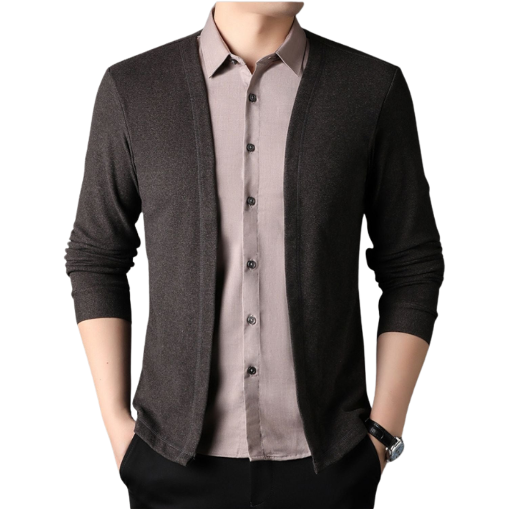 Camicia e cardigan 2-in-1