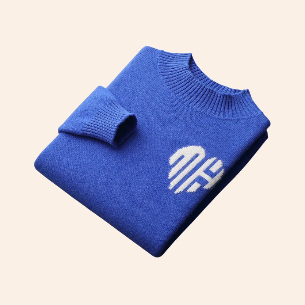 Maglione Cuore in Cashmere Bora Bora