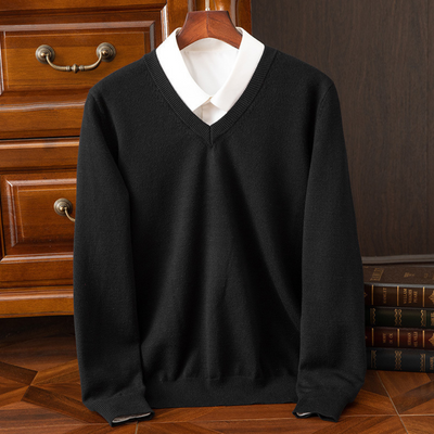 Maglione Chic con Scollatura a V
