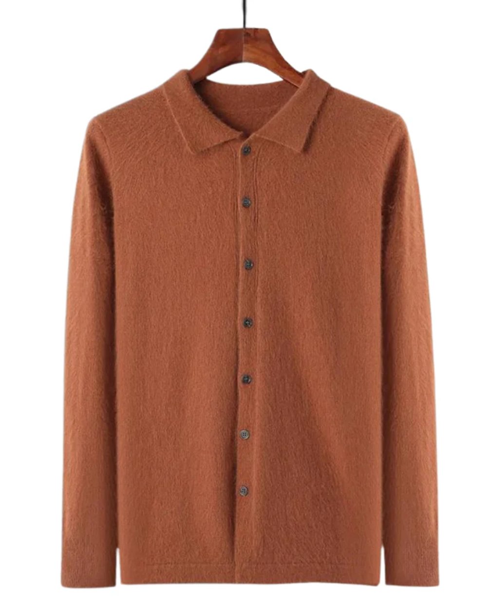 Cardigan con Bottoni in Cashmere Planeta