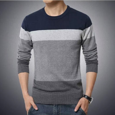 Maglione Casual in Cotone da Uomo