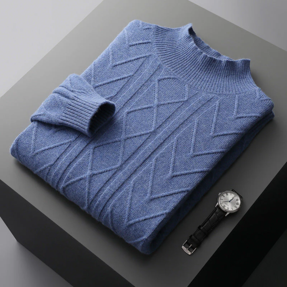Maglione in Cashmere con Motivo Mizar