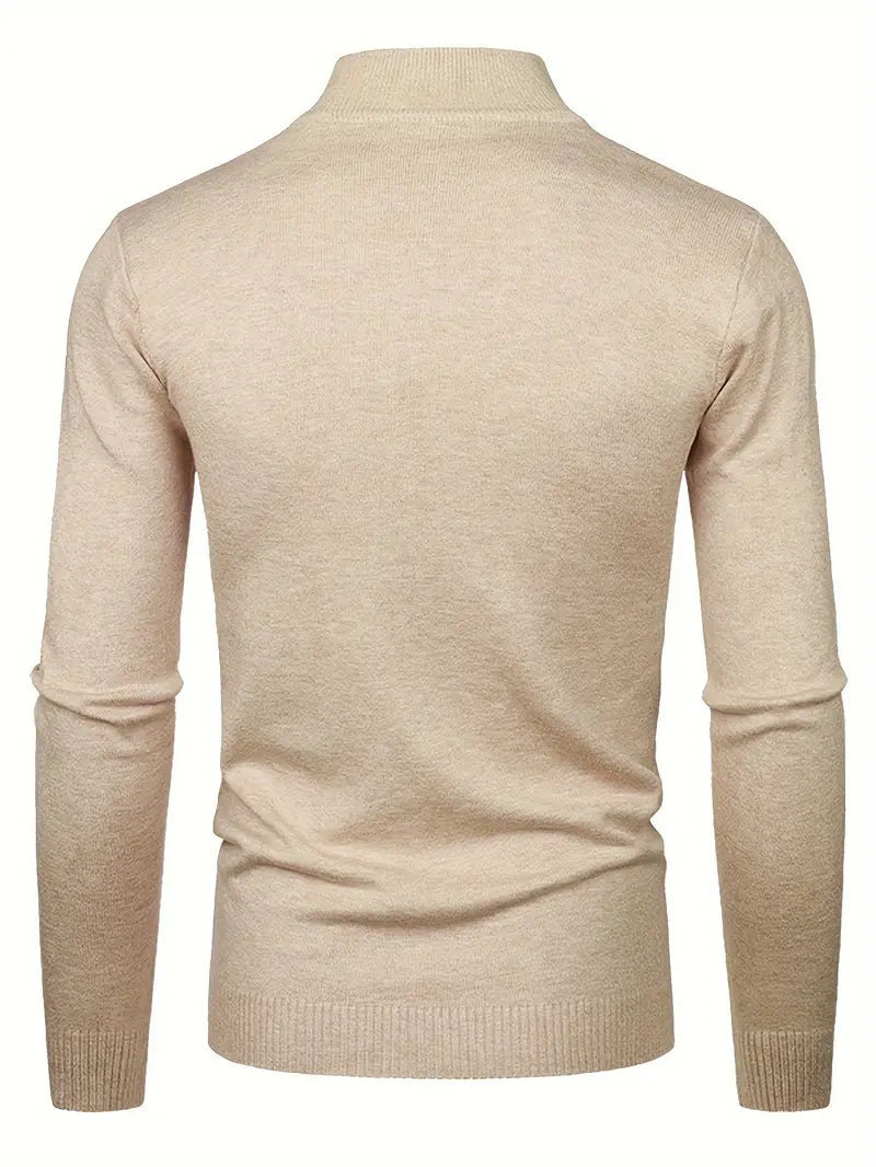 Maglione Elegante a Collo Alto