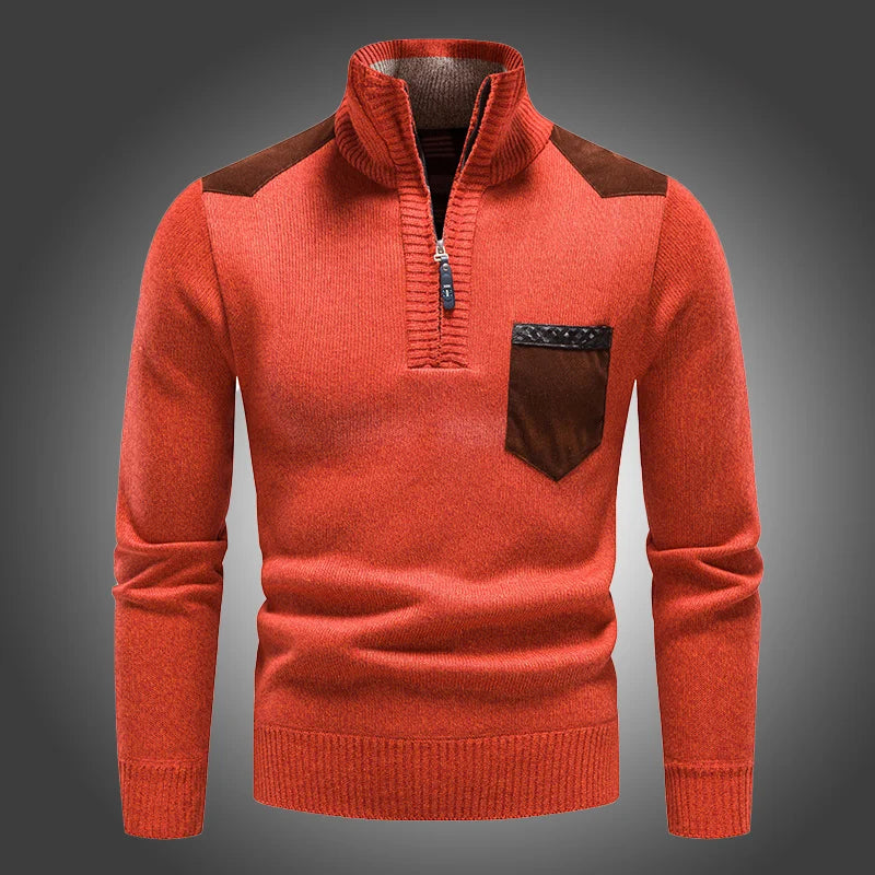 Maglione in Lana con Zip