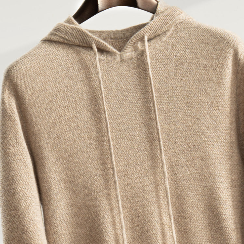 Felpa con Cappuccio in Cashmere Procida