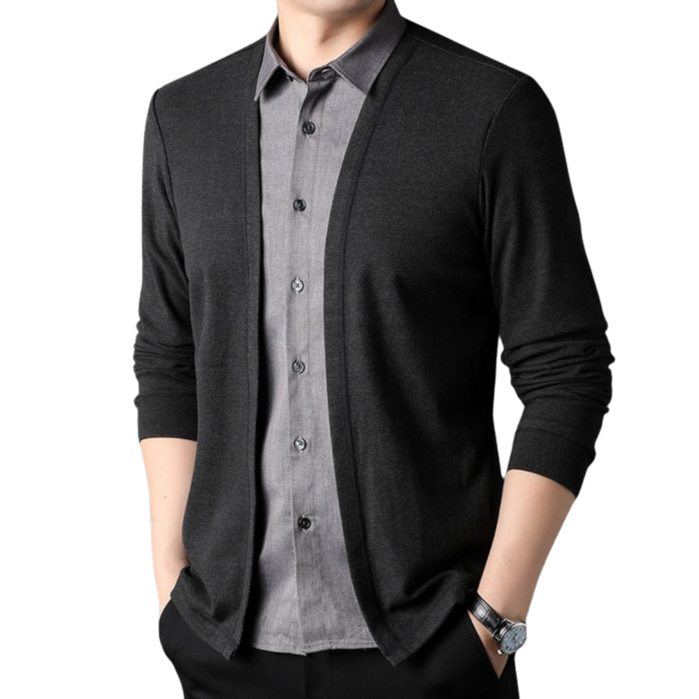 Camicia e cardigan 2-in-1
