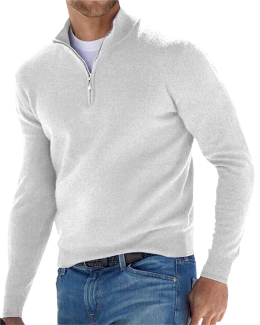Maglione Elegante con Zip