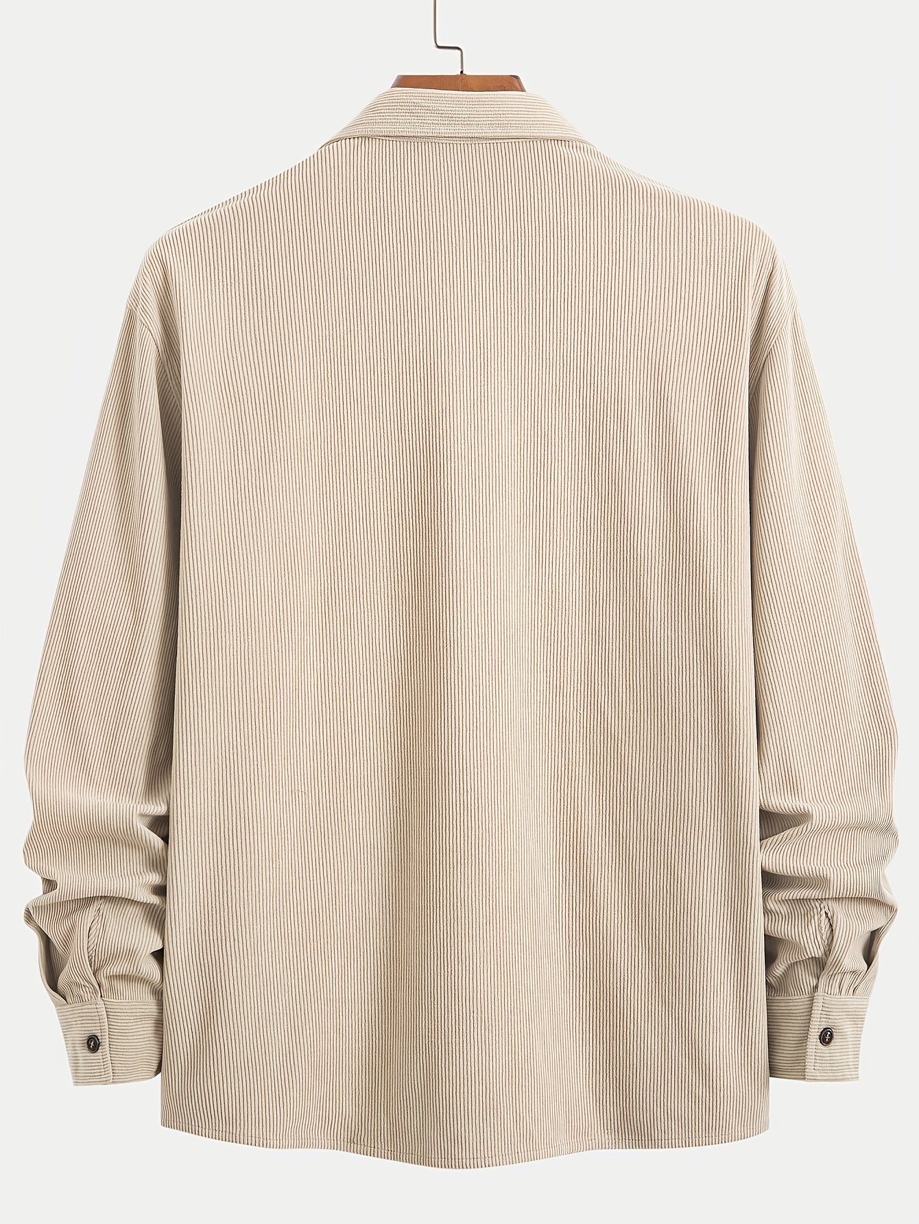 Cardigan in Velluto a Coste Casual