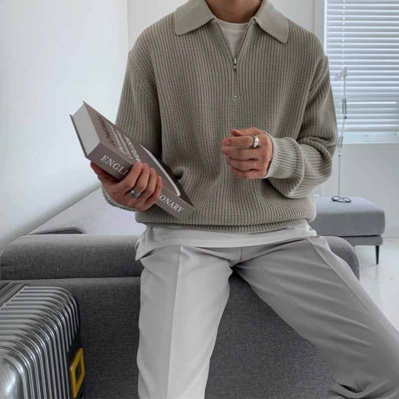 Maglione Zip Monaco