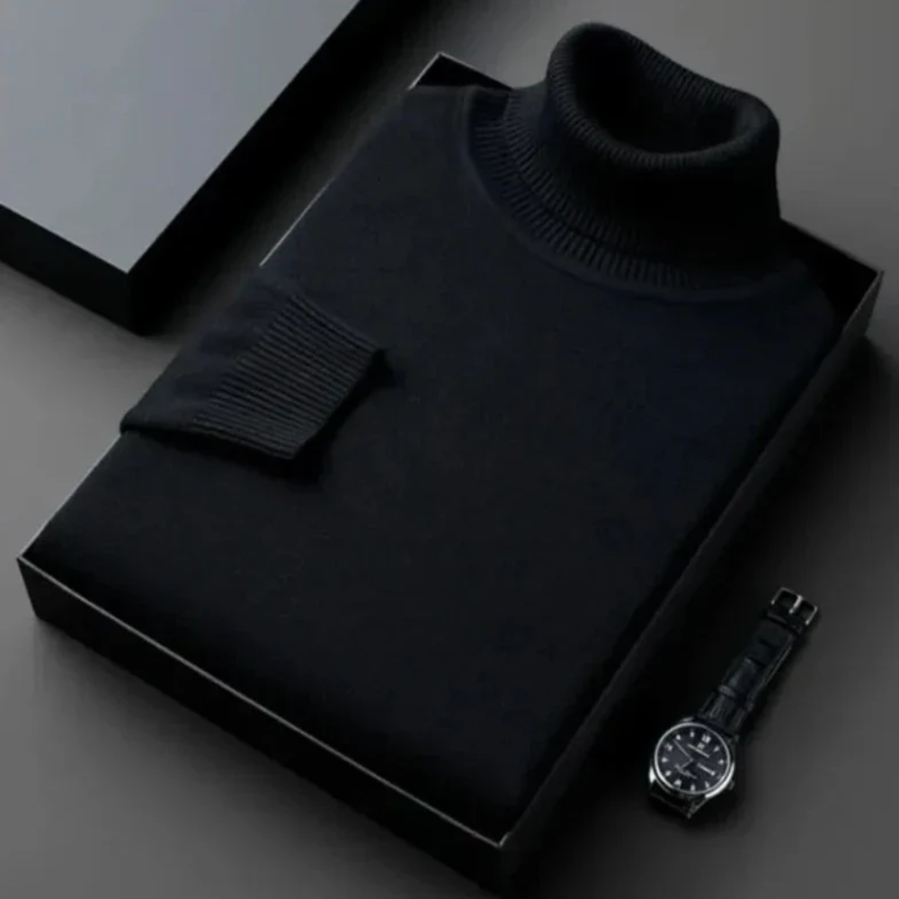 Maglione Collo Alto in Cashmere Alioth