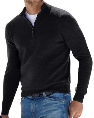 Maglione Elegante con Zip