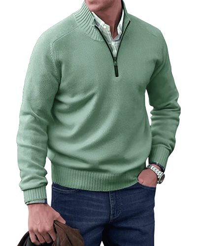 Maglione Zip Casual