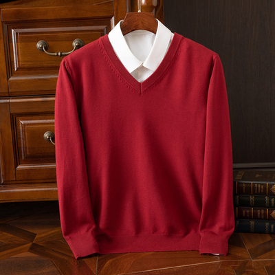 Maglione Chic con Scollatura a V