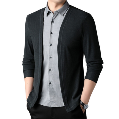 Camicia e cardigan 2-in-1