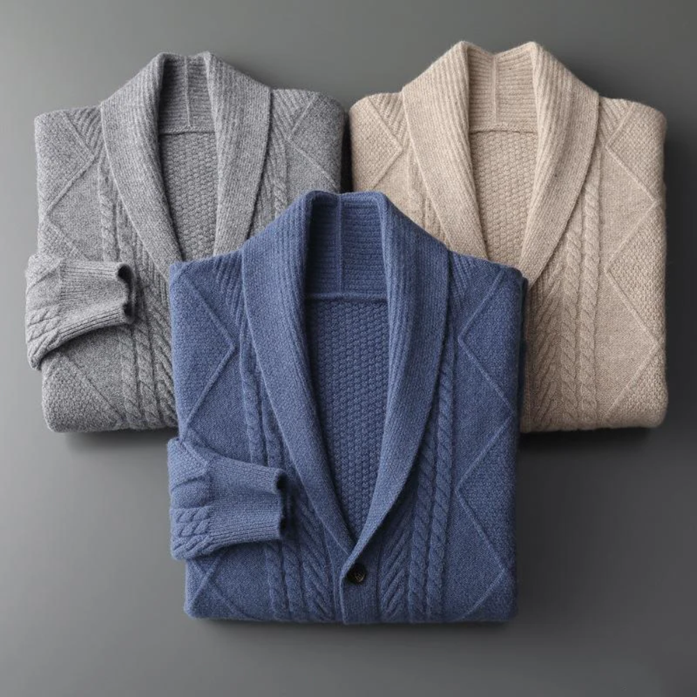 Cardigan in Lana Merino Savoca