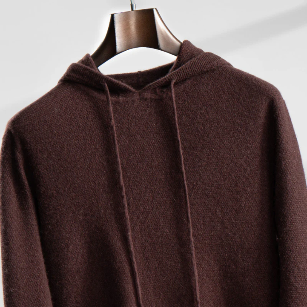 Felpa con Cappuccio in Cashmere Procida