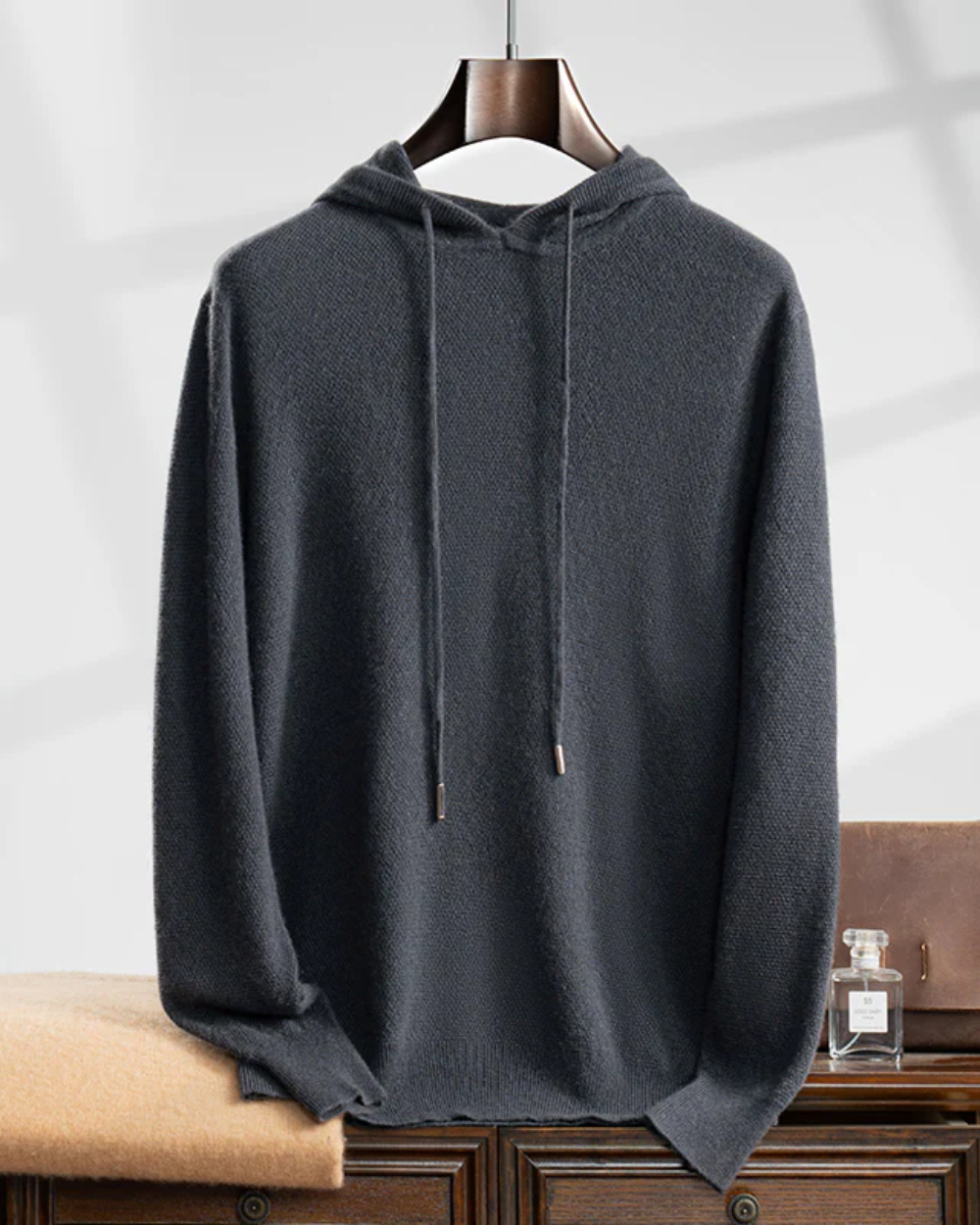 Felpa con Cappuccio in Cashmere Procida