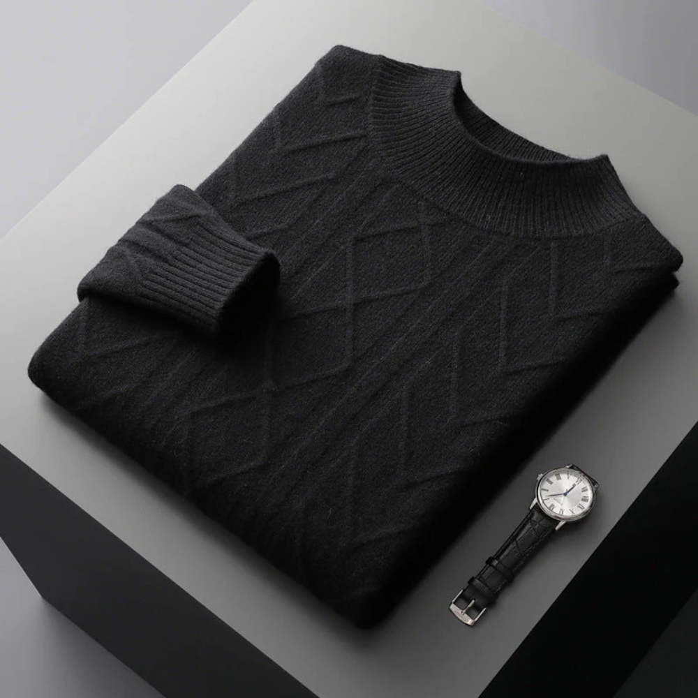 Maglione in Cashmere con Motivo Mizar