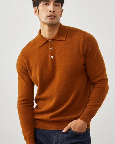 Maglione Polo in Cashmere Ponza