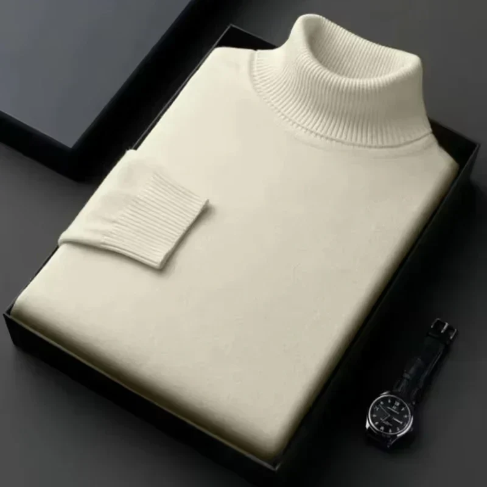 Maglione Collo Alto in Cashmere Alioth