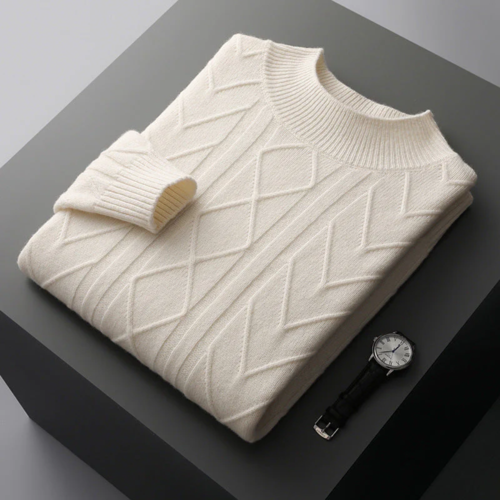Maglione in Cashmere con Motivo Mizar