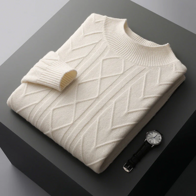 Maglione in Cashmere con Motivo Mizar