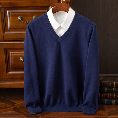 Maglione Chic con Scollatura a V