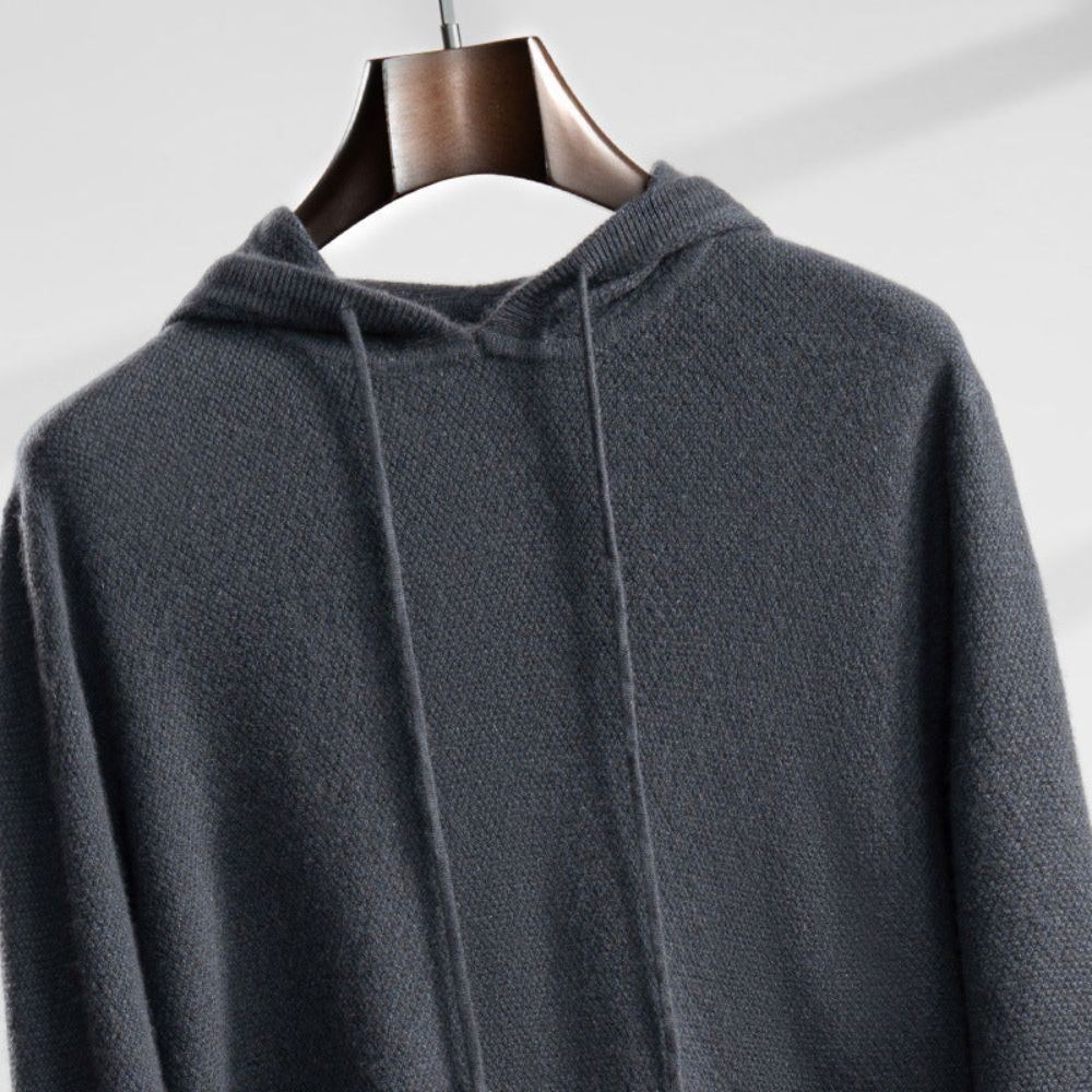 Felpa con Cappuccio in Cashmere Procida