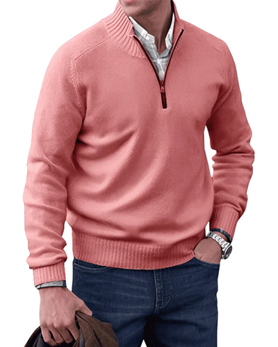 Maglione Zip Casual