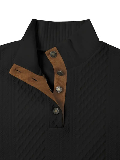 Maglione Elegante con Bottoni