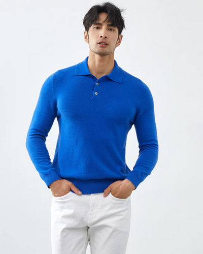 Maglione Polo in Cashmere Ponza