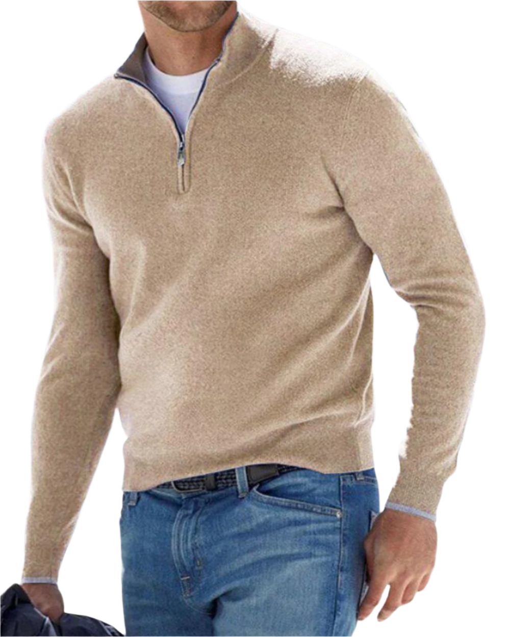 Maglione Elegante con Zip