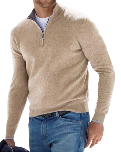 Maglione Elegante con Zip
