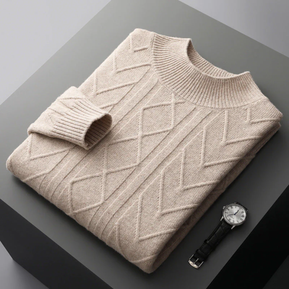 Maglione in Cashmere con Motivo Mizar