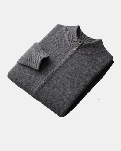 Cardigan in Lana Merino Apollo