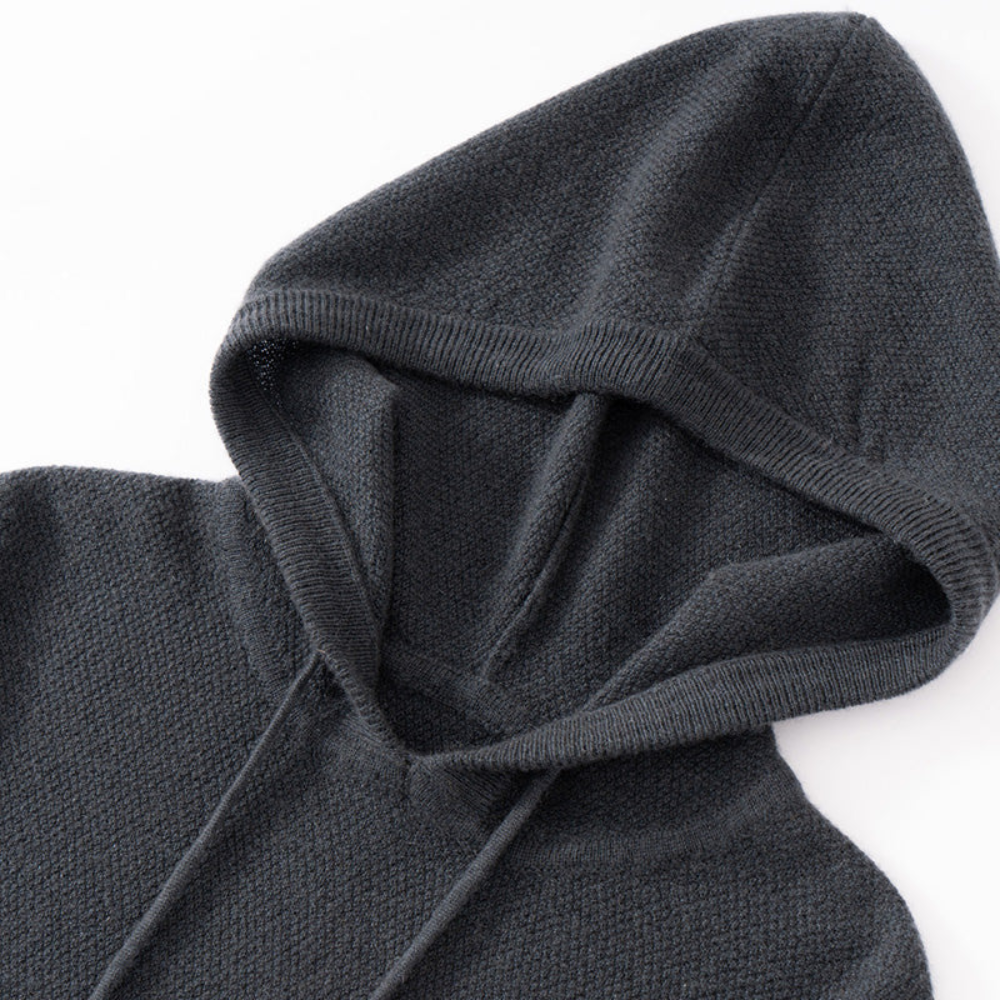 Felpa con Cappuccio in Cashmere Procida