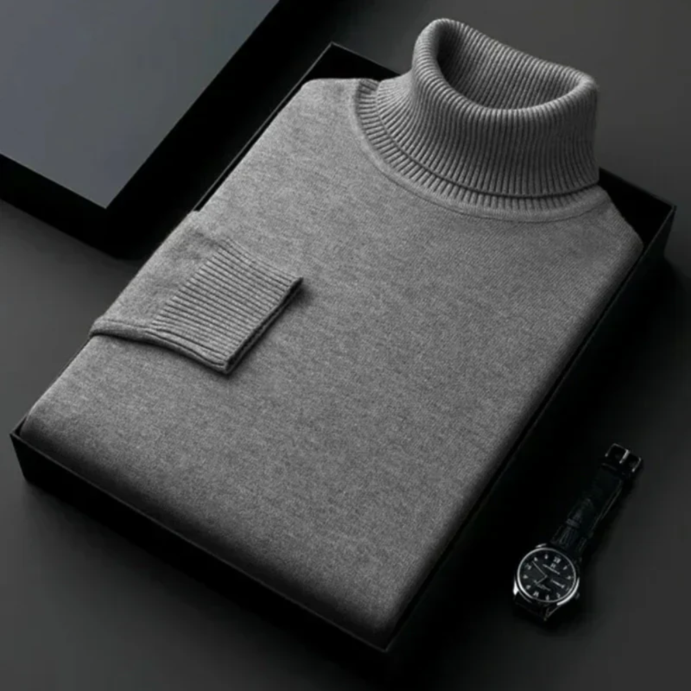 Maglione Collo Alto in Cashmere Alioth