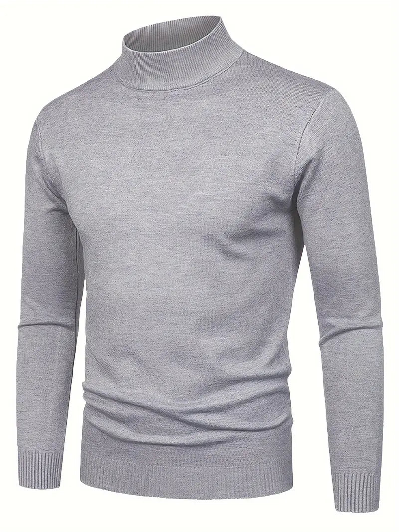 Maglione Elegante a Collo Alto