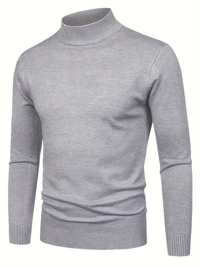 Maglione Elegante a Collo Alto
