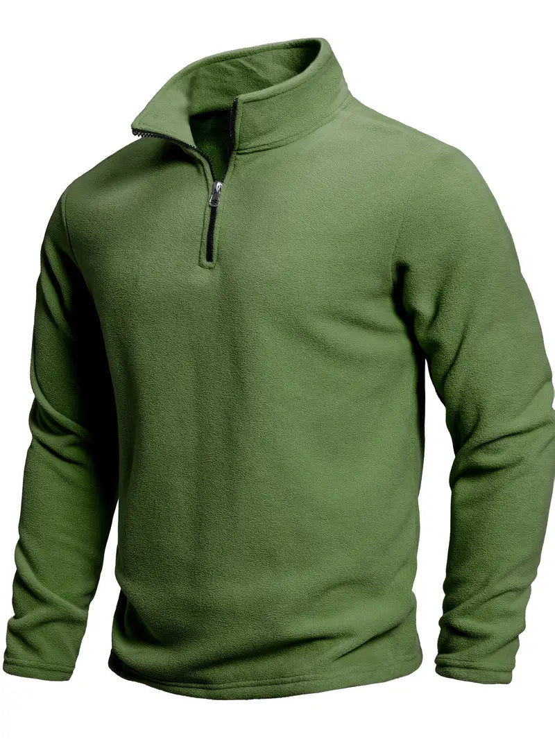 Maglione con Zip a Manica Lunga