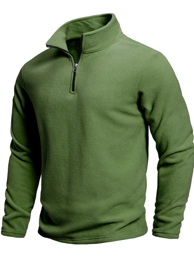 Maglione con Zip a Manica Lunga