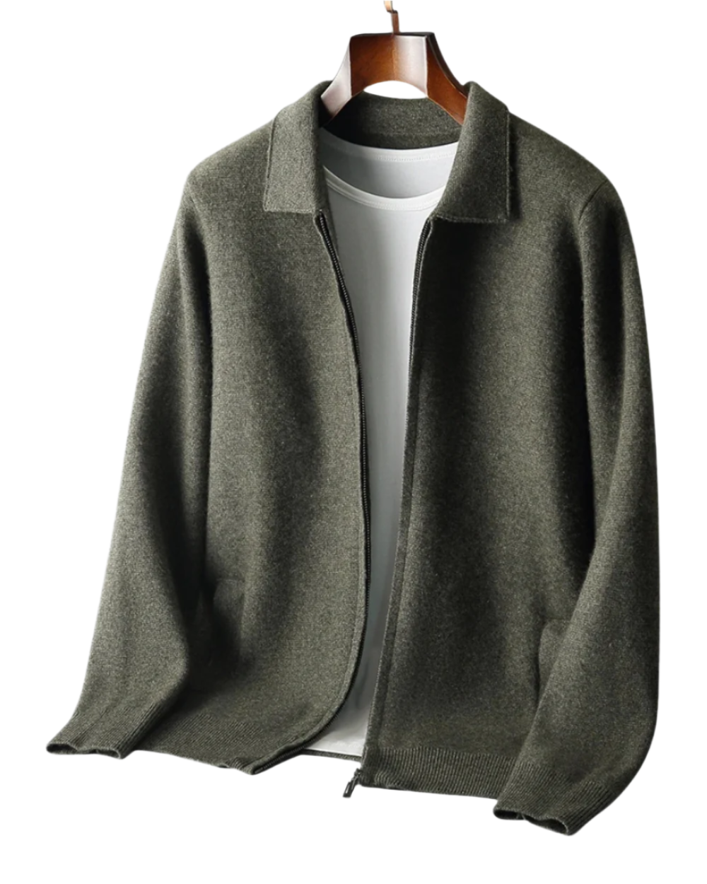 Cardigan in Cashmere Pluto